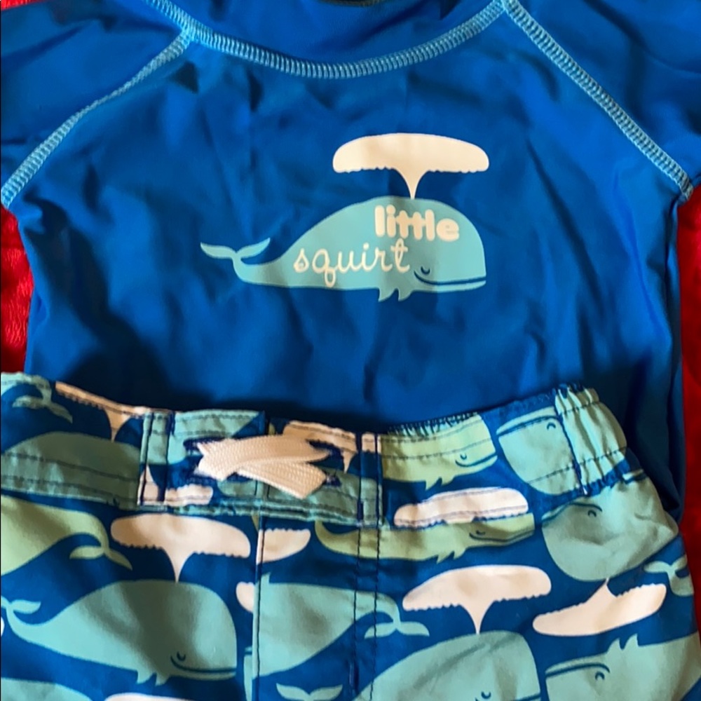 Infant Swim Trunks & Rash Guard - Picture 2 of 2